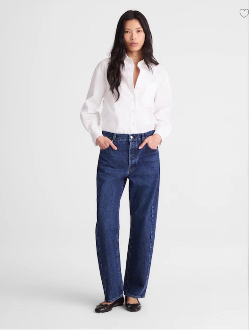 Madewell Petite Pieced Barrel-Leg Jeans - Picture 2 of 11